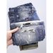 Men's Clothing Summer High Street Washed Blue Hole Nine Point Jeans Men's Trendy Handsome Ink Splash Slim Fit Long Pants Style_mkmklike.com