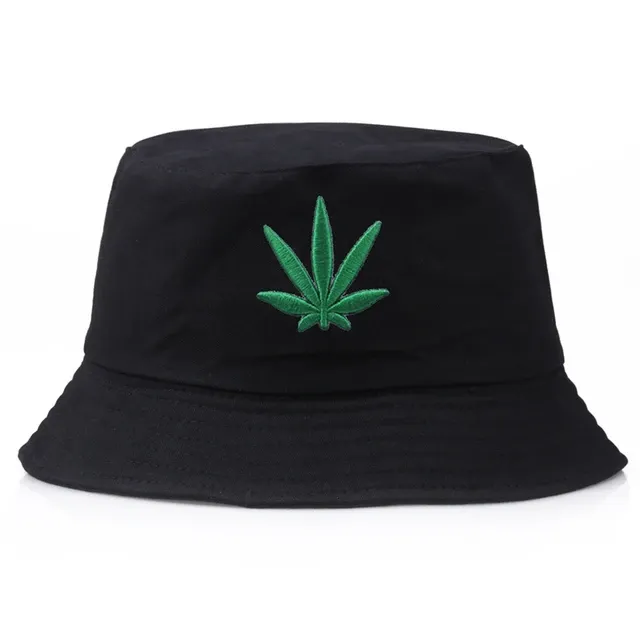 Hot Sale Maple Leaf Bucket Hat Hip Hop Panama Hats Embroider Printed Cotton Men Women Summer Casual Wide Brim Sun Cap Unisex_mkmklike.com