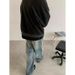 Vintage American Style Men's Jeans - Relaxed Fit High Waist Straight Leg Denim Pants For Casual Wear_mkmklike.com