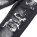 Light Ripped Patchwork Jeans For Men, European And American Style, Stretchy Slim-fit, High-end Vintage Washed_mkmklike.com