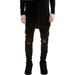 REPPUNK Men's Slim Fit Stretch Skinny Jeans - Pure Black High Street Fashion Cotton Blend Trousers For Teenagers & Young Adults_mkmklike.com
