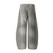 Men's Clothing New American High Street Retro Inkjet Wash Scimitar Jeans Vibe Wide Leg Trousers_mkmklike.com