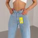 High Street plus Size Straight Leg Jeans for Women Fashionable Slim Fit Trousers Elegant Russian Cross Border Trade Style Spring Autumn_mkmklike.com