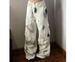 American High Street Vibe Tie-dye Multi-pocket Tooling Jeans For Men And Women Spring And Autumn Retro Slim Wide-leg Trousers_mkmklike.com