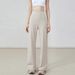 Outdoor Training Casual Running Fitness Loose Straight High Waist Sports Trousers Yoga Pants Wide Leg Women_mkmklike.com