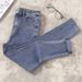 High Waisted Cropped Skinny Jeans for Women Slimming Versatile Stretchy Pencil Jeans Trendy Spring Autumn 2021 Style_mkmklike.com