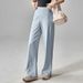 Outdoor Training Casual Running Fitness Loose Straight High Waist Sports Trousers Yoga Pants Wide Leg Women_mkmklike.com