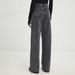 Old High-waisted Side Zipper Jeans Spring Women's Straight Tube Loose And Thin_mkmklike.com