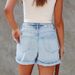 Women's Clothing New Shorts Ripped Jeans Cuffed Denim Shorts_mkmklike.com