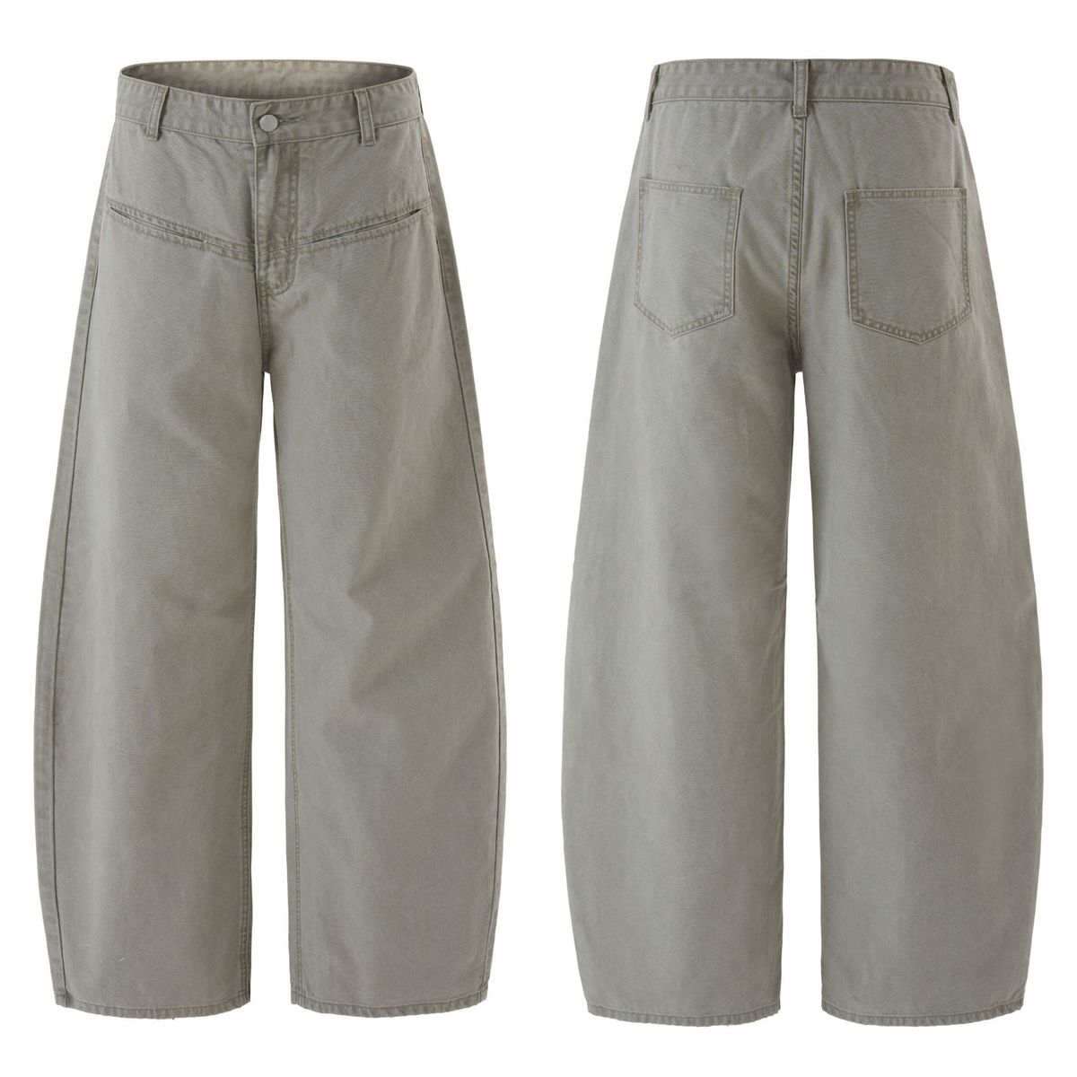 Men's Clothing & Archer0603 & 2025 Autumn Pearl Sail Martin Mini Cutaway Pants Distressed Patchwork Unisex Straight Leg Pure Cotton Jeans_mkmklike.com