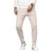 Men's Premium Slim Fit Jeans - Business Casual Stretch Denim, Straight Leg (White, Sizes 30-38)_mkmklike.com