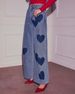 K Love Print Wide Leg Jeans Retro Loose Casual Jeans For Women_mkmklike.com