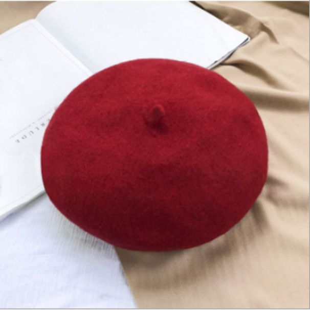 Hot Sale MYZOPER Fashion New Solid Color Wool Autumn Winter Girl Beret Korean Version Casual Pumpkin Felt Hat Adult Cap_mkmklike.com