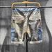 Men's Summer Cargo Denim Shorts Thin Patchwork Print Five Point Pants Casual Loose mid Length_mkmklike.com