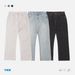 Men's Clothing Autumn Loose Basic Old Washed Straight Flared Denim Pants Men_mkmklike.com