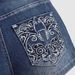 Women's Retro Embroidered Denim Shorts European American Style Unique Pattern Low Rise Washed Hot Pants_mkmklike.com