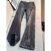 High-Waisted Slim Bootcut Jeans For Men – Stretch Flared Hem With Vintage Wash (S-3XL, Button Fly, Polyester Blend)_mkmklike.com