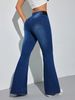K European And American Elastic Waistband Flared Pants Versatile Women's Jeans Fashionable Tight Fitting_mkmklike.com