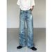 Nordmann Men's Jeans New European American Style Loose Straight Casual Spring And Autumn Trendy Brand Retro Slimming Long_mkmklike.com