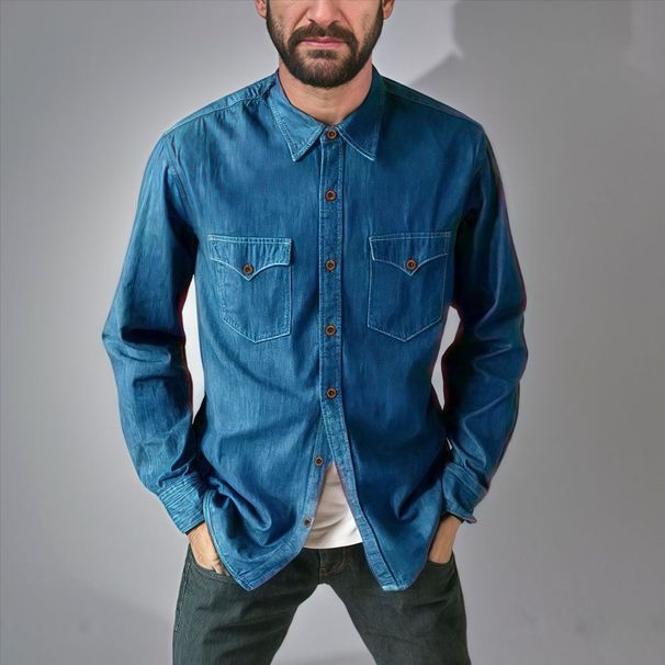 Men's Clothing Shirts Denim Cardigan Multi Color And Multi Size Jacket_mkmklike.com