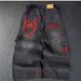 2026 Environmentally Friendly Fabric Old Retro Washed Jeans American High Street Trendy Cool Men And Women Versatile Ins Hip Hop Wide Leg Jeans_mkmklike.com