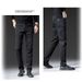 Men's Stretch Jeans Fleece Lined Thick Loose Straight Leg Trousers Winter Style_mkmklike.com