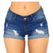 European And American Wish Summer New Women's Denim Shorts Turn-up Hot Pants Trend_mkmklike.com