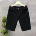 Men's Clothing Summer 50% And 90% Men's Style Casual All Match Denim Shorts Slim Stretch Mid Pants White Trendy_mkmklike.com