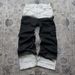 "Gothic Streetwear Unisex Distressed Patchwork Jeans – Oversized Straight-Leg Pants With Dark Aesthetic Harajuku Style"_mkmklike.com