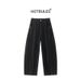"Vintage Washed Drop-Crotch Men's Jeans – 90s Baggy Denim Pants With Low-Crotch & Distressed Finish (Streetwear, Hip-Hop Style)"_mkmklike.com
