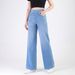 High-waisted Stretchy Washed Knit Jeans, Wide-leg Loose Straight Pants, Versatile Casual Women's Trousers, 2026 Autumn_mkmklike.com