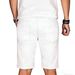 Men's White Denim Shorts Simple Stylish Business-Like Summer Wear_mkmklike.com