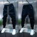 Men's Autumn And Winter New Sweatpants Solid Color Trendy Brand Elastic Embroidery Tied Feet Loose Sports Fashion Break_mkmklike.com