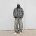 Men's Retro Bat Pattern Embroidery Loose Jeans Harajuku Style Street Fashion Slouchy Pants_mkmklike.com