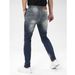 Men's Slim-Fit Stretch Jeans – Distressed Ripped Denim Pants With Multi-Process Washed Effect (S-2XL, Mid-Rise, Vintage Blue)_mkmklike.com
