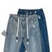 2025 Spring/Summer New Handsome Versatile Men's Pants, Loose Slim Straight, Haren Sports And Leisure K Denim Pants_mkmklike.com
