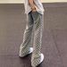 Men's Clothing Full Print Jacquard Jeans Summer Thin Style Design Niche Pants Trendy Cool Street Style Straight Flared Pants_mkmklike.com