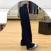 2026 New Dark Blue Denim Fleece-Lined Jeans Women Plus Size Slimming High-Waisted Straight Wide-Leg Pants For Winter_mkmklike.com