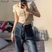 Women's Clothing Summer Design Niche Straight Pants High Waist Loose Slim Wide Leg Pants_mkmklike.com