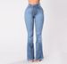 Women's Clothing High-Waisted Women's Stretch Jeans Wide Leg Stretch Denim Flared For Formal & Casual For Women_mkmklike.com