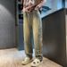 Men's Clothing Spring And Autumn Harajuku Style Bf Loose Straight Trend Student Wide Leg Mopping Long Pants_mkmklike.com