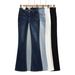 Hot Girl Waist To Hip Ratio Denim Flared Pants, New Autumn Style, Slimming, High Elasticity, Leg Lengthening Flared Pants_mkmklike.com