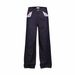 Vintage Americana Patchwork Jeans – A-Line Straight Leg Denim Pants With Floral Red Trim & Cargo Pockets (Unisex S-3XL, Distressed Blue Wash)_mkmklike.com