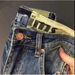 Men's Heavyweight Denim Shorts Trendy Brand High Quality Classic Style Slim Fit Straight Leg Summer Five Point Pants_mkmklike.com