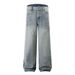 Hot Diamond Full Diamond Jeans Men New Trendy Brand Fashion Loose Straight Trousers_mkmklike.com