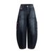 Men's Clothing Fashion Brand 2025 New American Loose Overalls Retro Washed Jeans Straight Leg Wide Leg Pants Men And Women_mkmklike.com