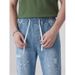 Men's Light Blue Elastic Leg Jeans Pants Slight Stretch Long Trousers Foreign Trade_mkmklike.com