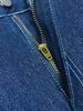 Streetwear Low-Rise Men's Jeans - Baggy Washed Denim Pants With Relaxed Fit & Vintage Stitching (S-XXL, Dark Blue)_mkmklike.com