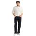 Men's Fleece-Lined Relaxed Fit Straight Leg Jeans - Winter Warm Comfort Denim Pants_mkmklike.com
