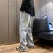 Men's Vintage Loose-Fit Wide-Leg Jeans Japanese Streetwear Style Retro High-Waisted Oversized S-3XL Black Brown Light Blue Dark Blue_mkmklike.com